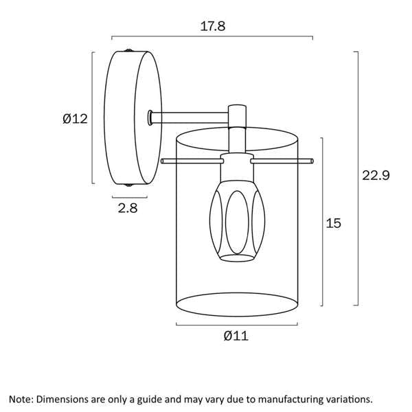 Telbix Crevil Wall Bracket