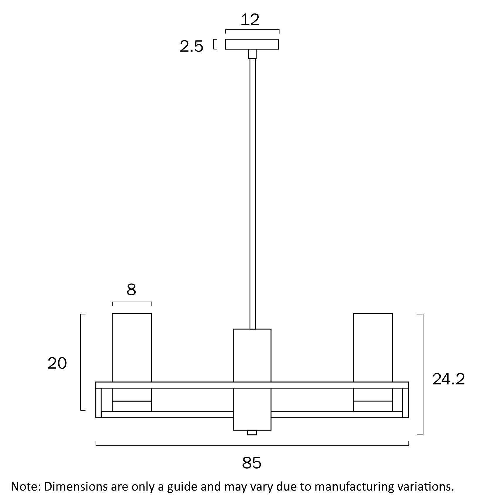 Telbix Eamon 8 Lights Pendant - Mases LightingTelbix