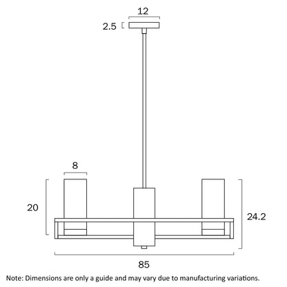 Telbix Eamon 8 Lights Pendant - Mases LightingTelbix