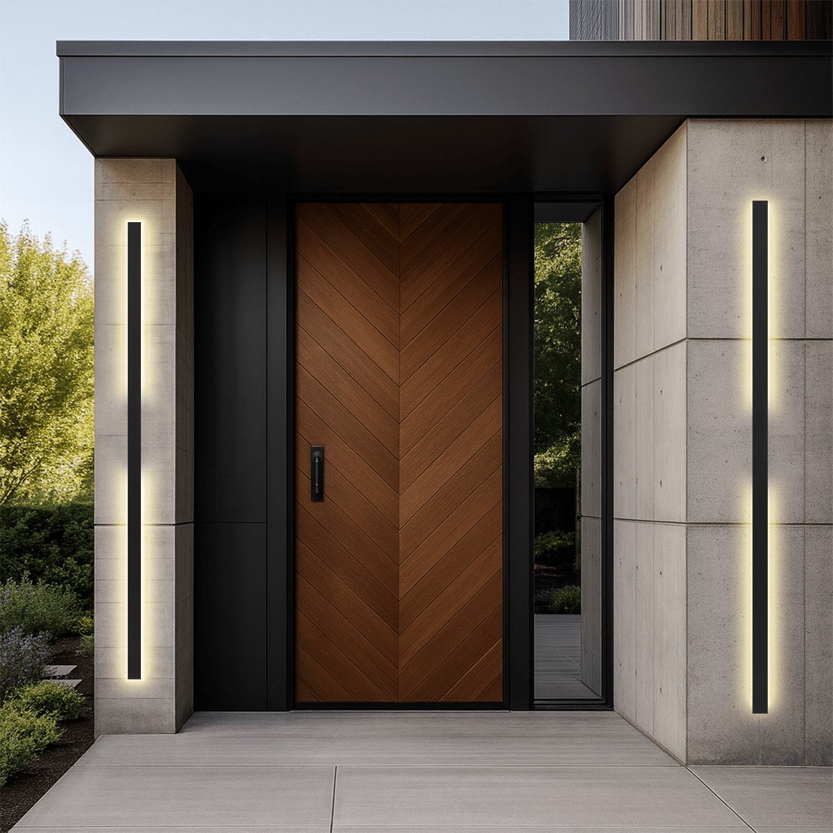 Telbix Ebiza 180 Exterior Wall Light in Black or Rust - Mases LightingTelbix