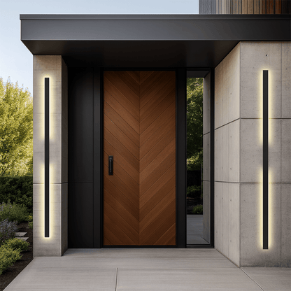 Telbix Ebiza 180 Exterior Wall Light in Black or Rust - Mases LightingTelbix