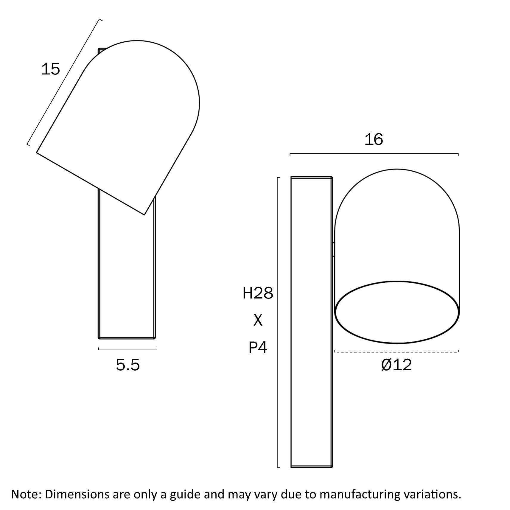 Telbix Echo Touch Wall Light White ECHO WB - WH - Mases LightingTelbix