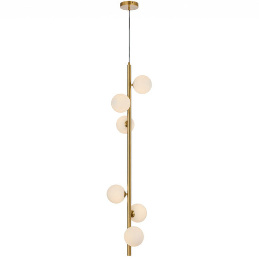 Telbix Elson 6 Light Pendant Antique Gold ELSON PE06 - AG - Mases LightingTelbix