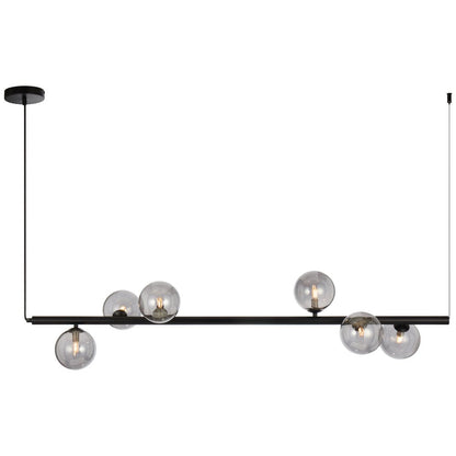 Telbix Elson 6 Light Pendant Black ELSON PE06 - BK - Mases LightingTelbix