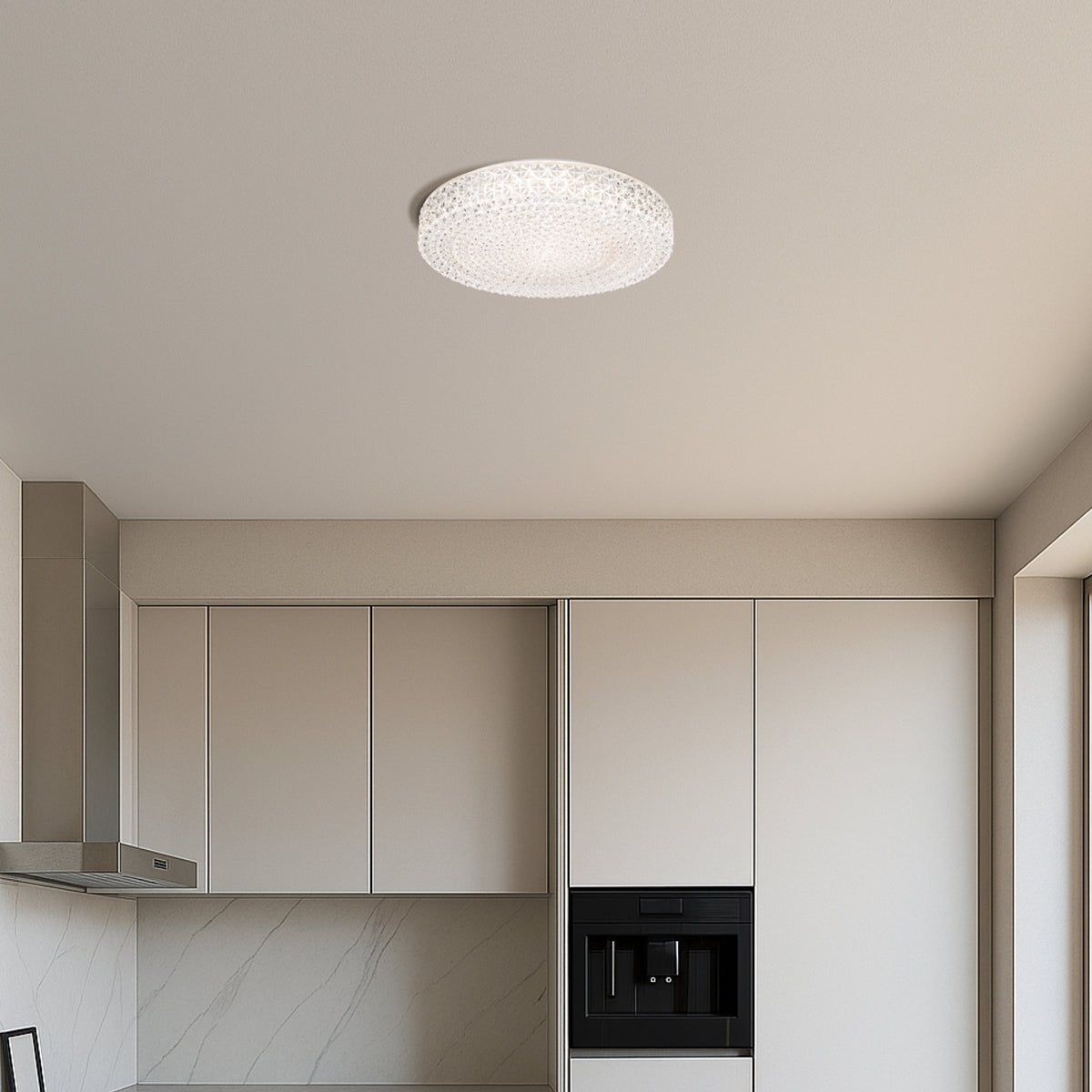 Telbix Eltz LED Oyster Light 28cm 40cm 50cm