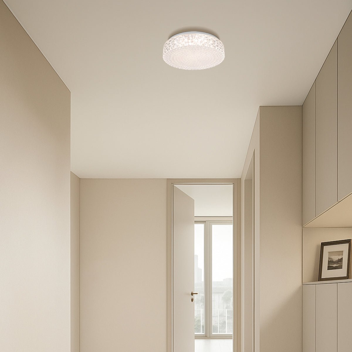 Telbix Eltz LED Oyster Light 28cm 40cm 50cm