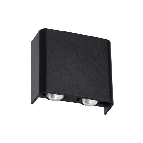 Telbix Eynor 4W LED Up & Down Wall Pillar Light Black / Tri - Colour - EYVOR EXWB4 - BK - Mases LightingTelbix