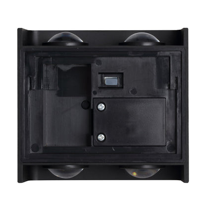 Telbix Eynor 4W LED Up & Down Wall Pillar Light Black / Tri - Colour - EYVOR EXWB4 - BK - Mases LightingTelbix