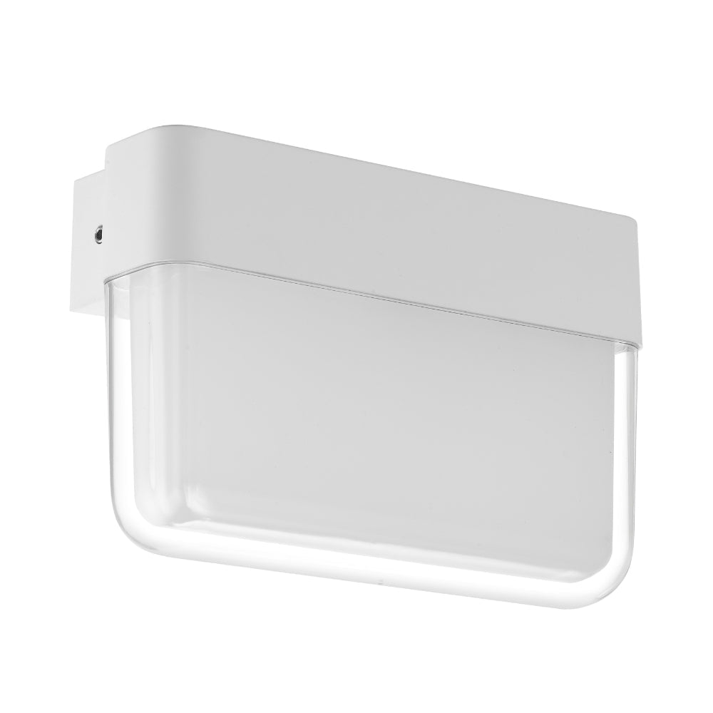 Telbix FADRO LED Exterior Wall Bracket (Available in Black & White, 10cm & 18cm)
