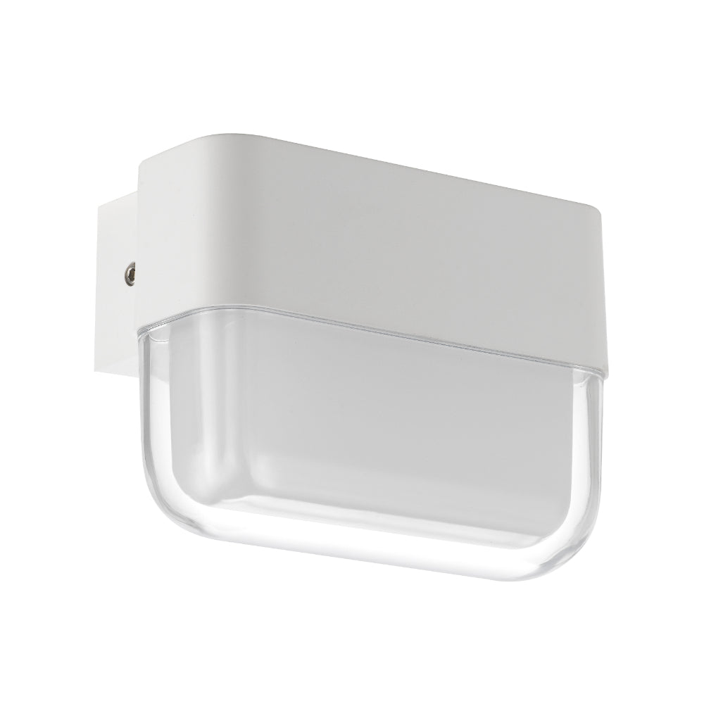 Telbix FADRO LED Exterior Wall Bracket (Available in Black & White, 10cm & 18cm)