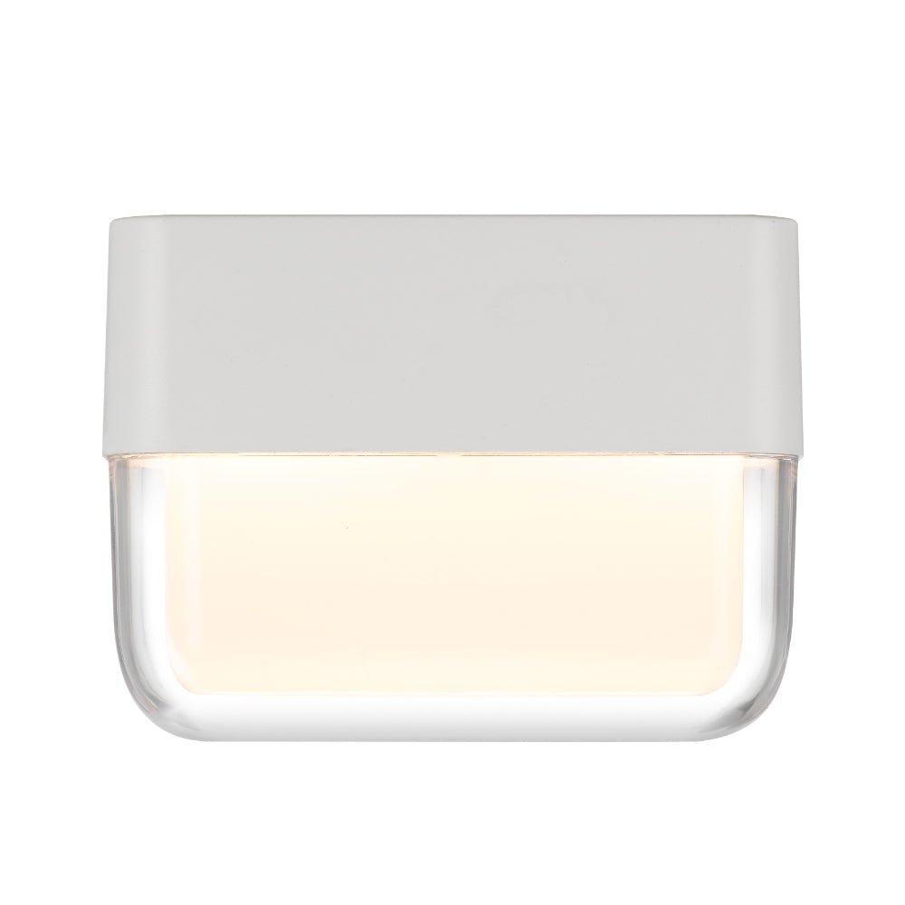 Telbix FADRO LED Exterior Wall Bracket (Available in Black & White, 10cm & 18cm)