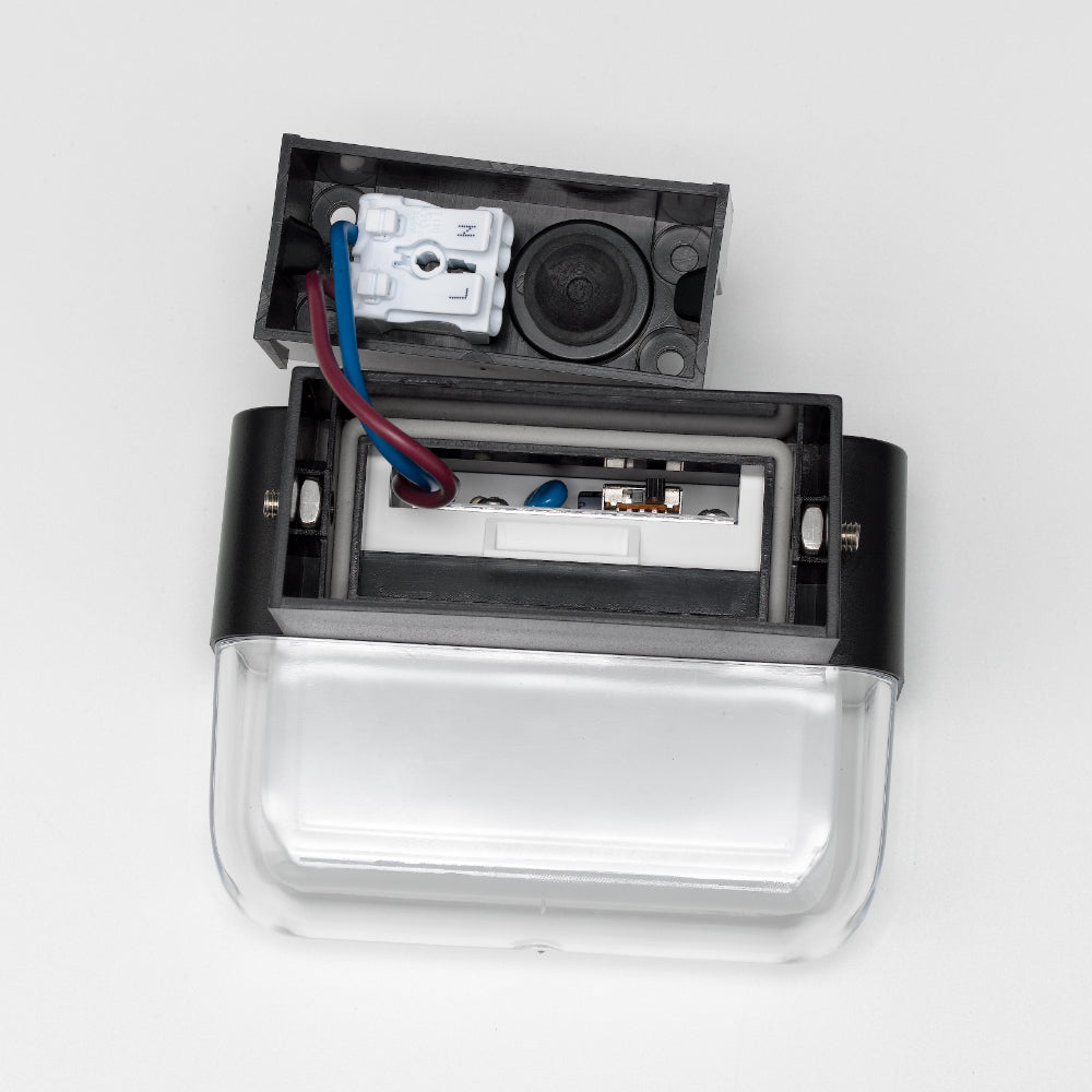 Telbix FADRO LED Exterior Wall Bracket (Available in Black & White, 10cm & 18cm)