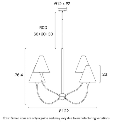 Telbix Farnix 4 Light Pendant - Mases LightingTelbix