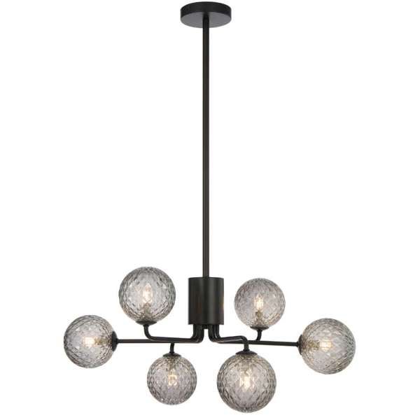 Telbix Felton 6 Light Pendant Range Black FELTON PE06BK - Mases LightingTelbix