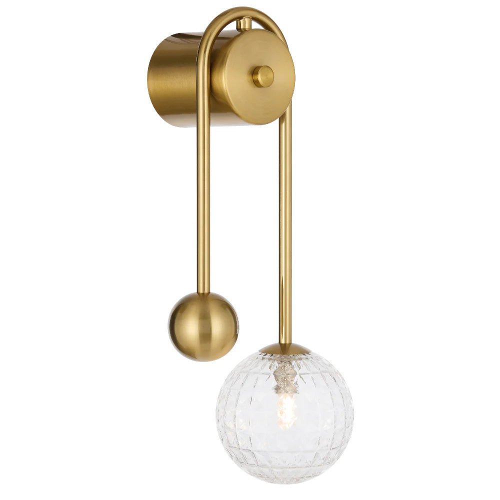 Telbix Felton Arm Wall Light Antique Gold FELTON WBA - AG - Mases LightingTelbix
