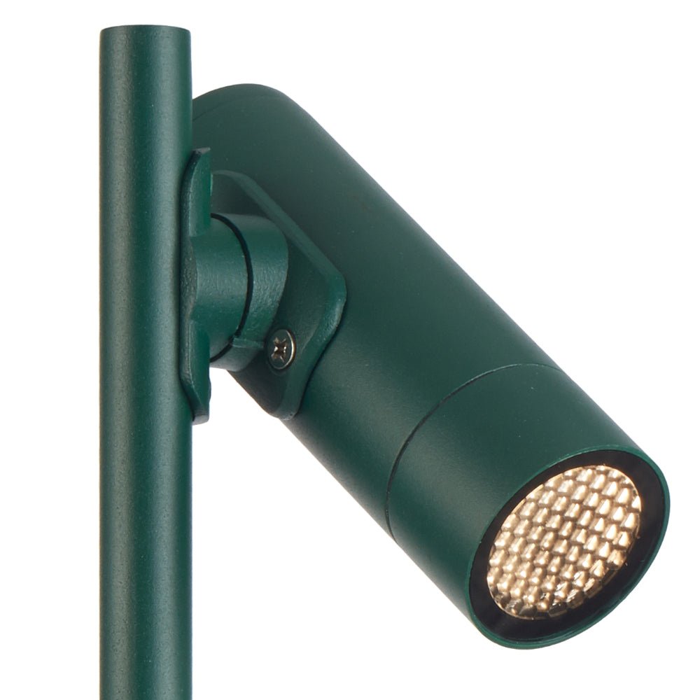 Telbix Flank Post Light in Verde Green, Corten and Black