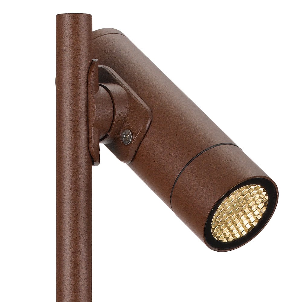 Telbix Flank Post Light in Verde Green, Corten and Black