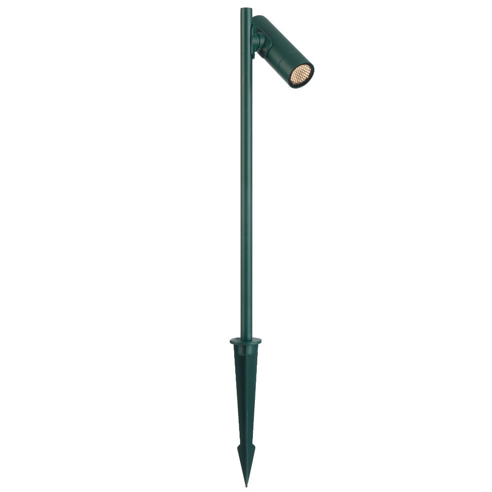 Telbix Flank Post Light in Verde Green, Corten and Black