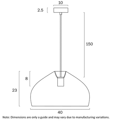 Telbix Frya 40 Pendant - Mases LightingTelbix