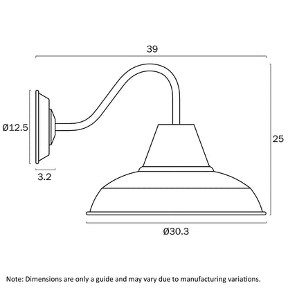 Telbix Gordon Exterior Wall Light GORDON EX - WH - Mases LightingTelbix