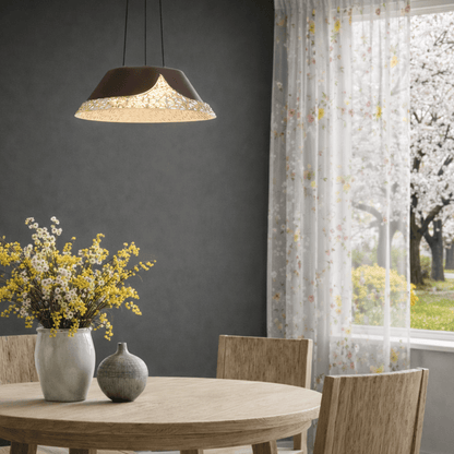 Telbix Halifax 35 Pendant Bronze/Amber - Mases LightingTelbix