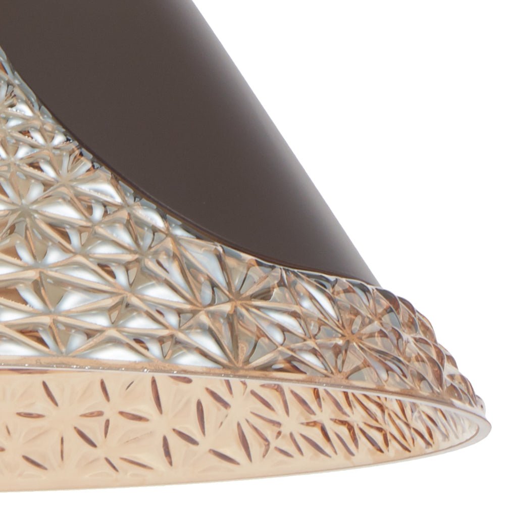 Telbix Halifax 50 Pendant Bronze/Amber - Mases LightingTelbix