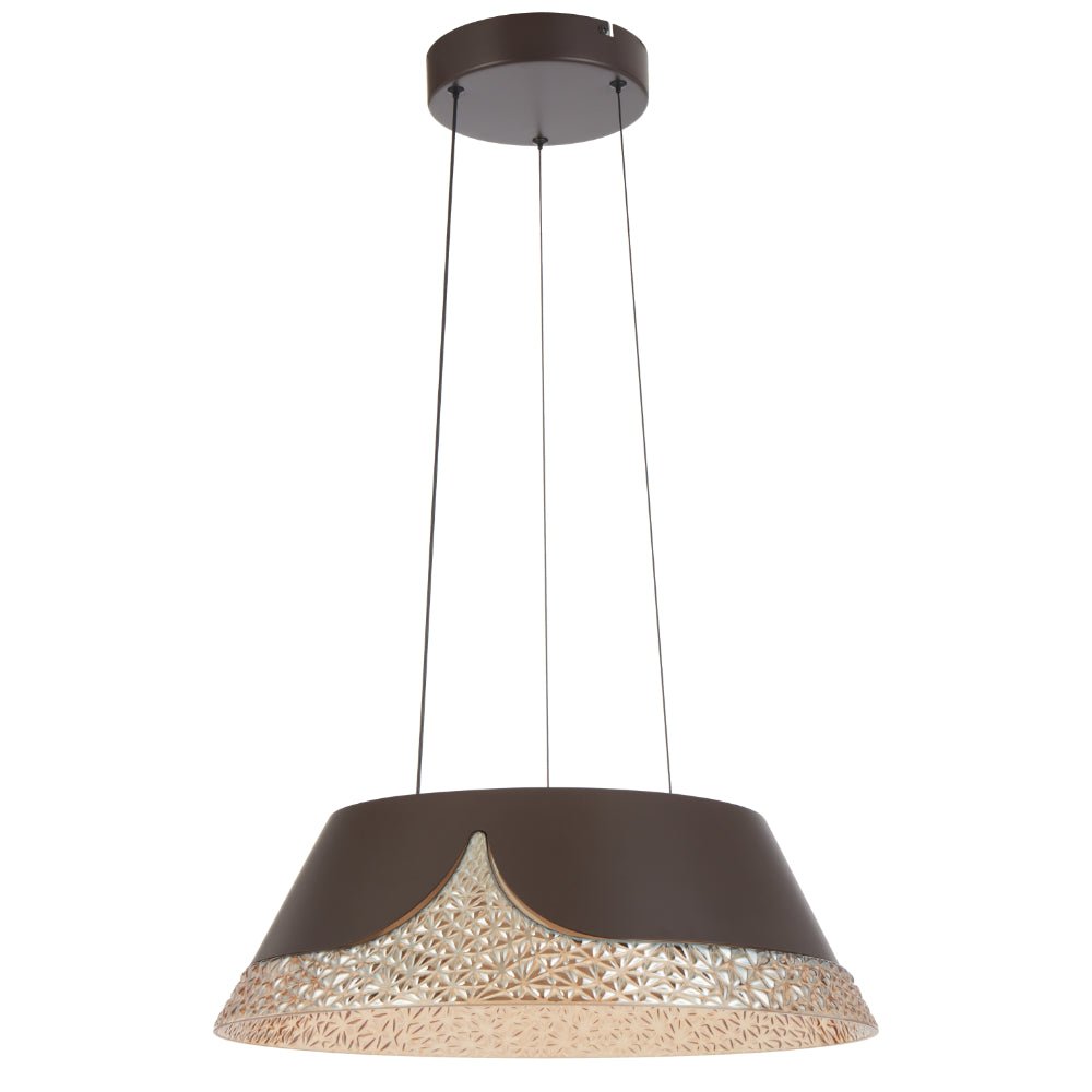 Telbix Halifax 50 Pendant Bronze/Amber - Mases LightingTelbix