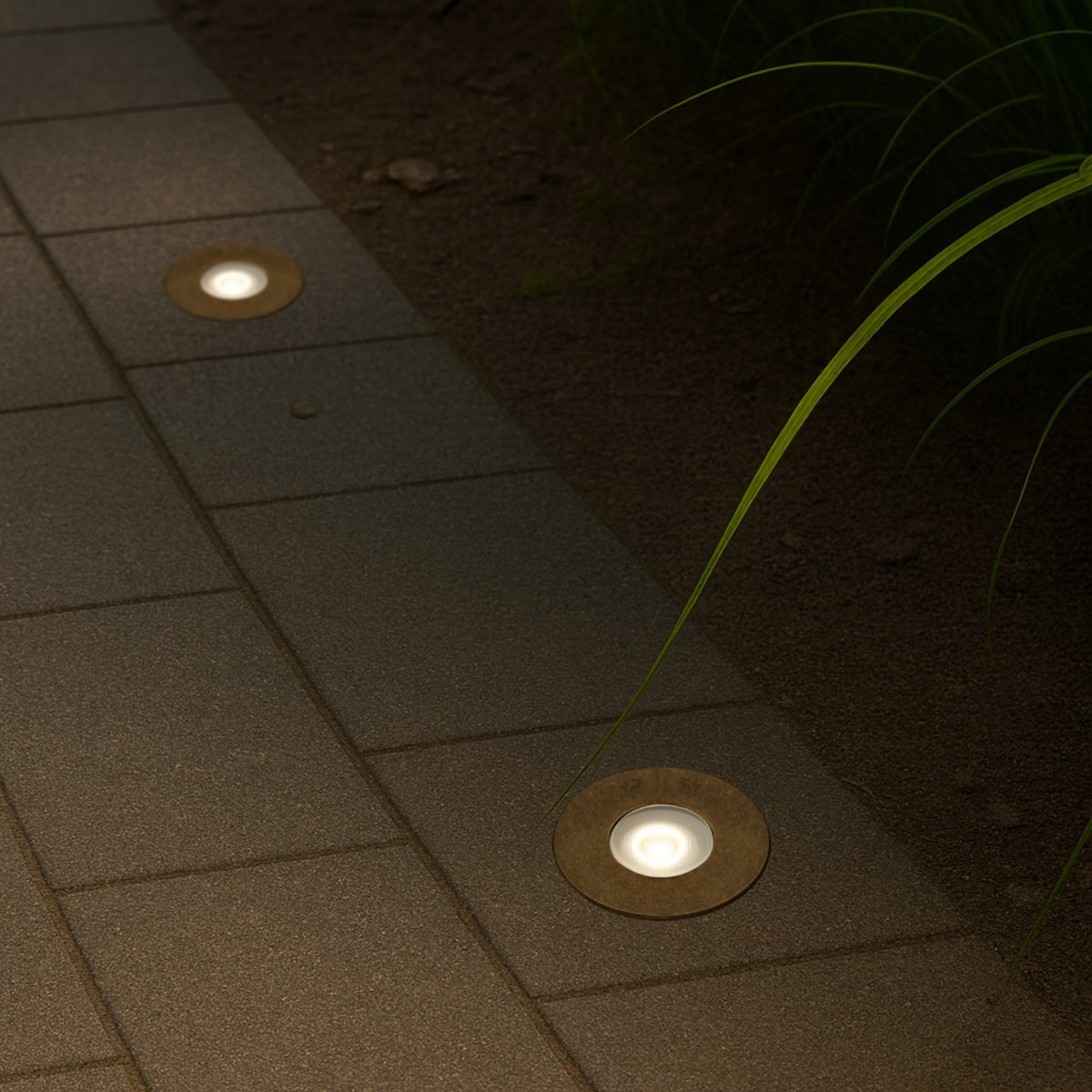 Telbix Halon 1W 24V Ingroud Light Stainless Steel