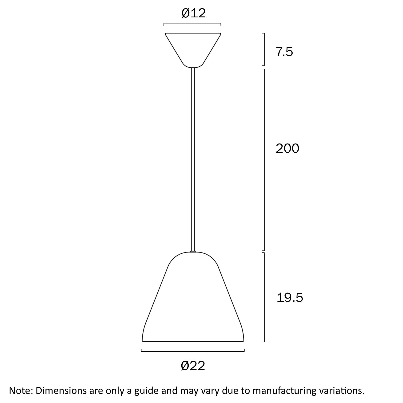 Telbix Hanami 22CM Metal Pendant Range HANAMI PE22