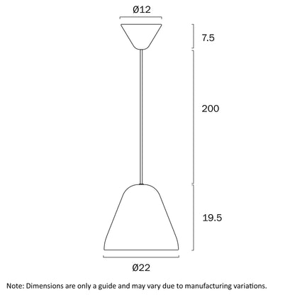Telbix Hanami 22CM Metal Pendant Range HANAMI PE22 - Mases LightingTelbix