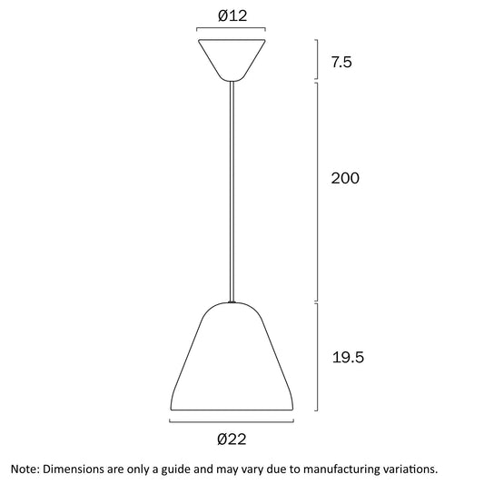 Telbix Hanami 22CM Metal Pendant Range HANAMI PE22 - Mases LightingTelbix