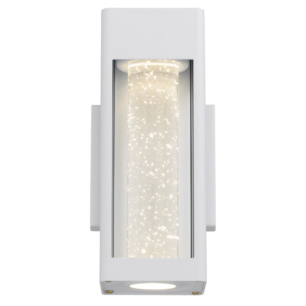 Telbix Hollis 25 Exterior LED Wall Light White HOLLIS EX25-WH