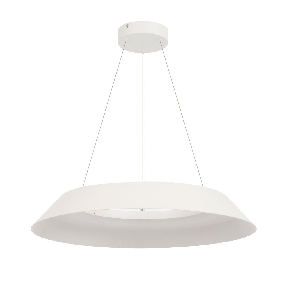 Telbix Hovin Pendant 43CM or 58CM Available in Black or White - Mases LightingTelbix
