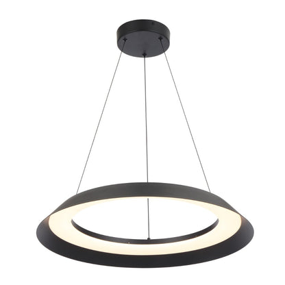 Telbix Hovin Pendant 43CM or 58CM Available in Black or White - Mases LightingTelbix