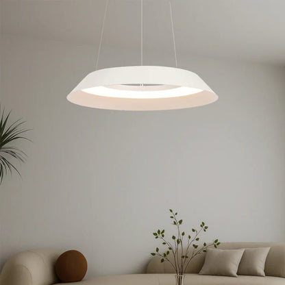Telbix Hovin Pendant 43CM or 58CM Available in Black or White - Mases LightingTelbix