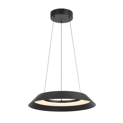 Telbix Hovin Pendant 43CM or 58CM Available in Black or White - Mases LightingTelbix
