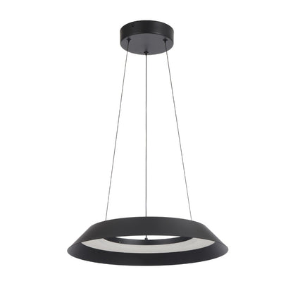 Telbix Hovin Pendant 43CM or 58CM Available in Black or White - Mases LightingTelbix
