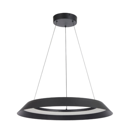Telbix Hovin Pendant 43CM or 58CM Available in Black or White - Mases LightingTelbix