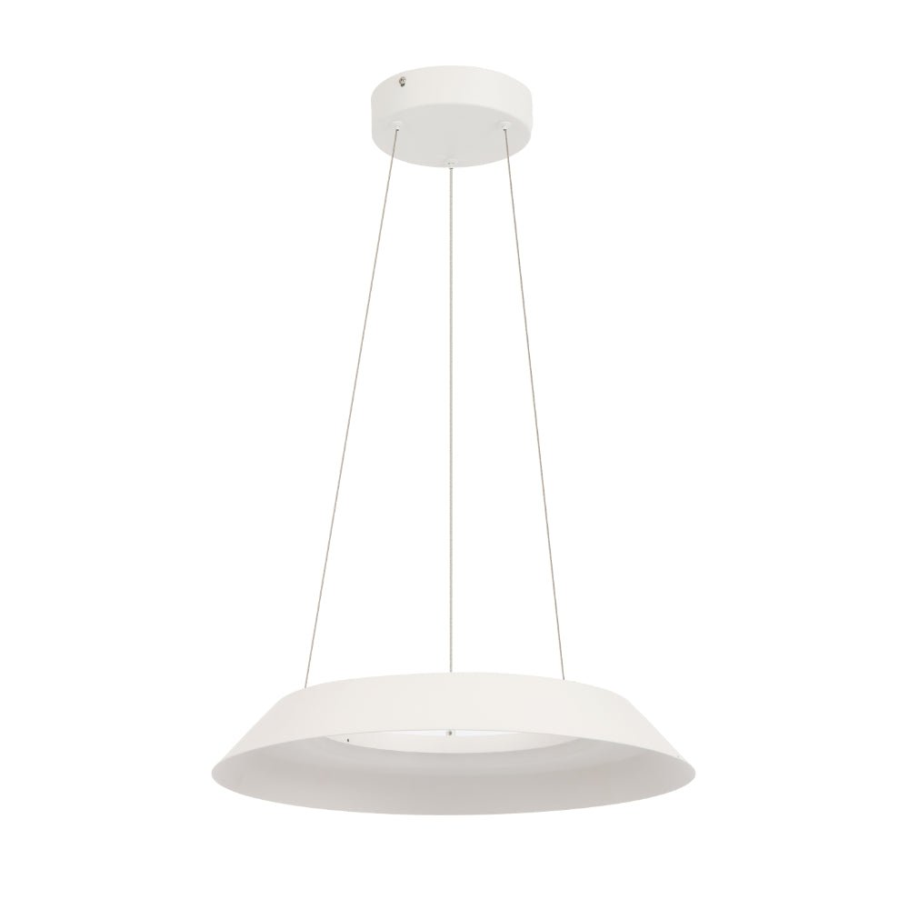 Telbix Hovin Pendant 43CM or 58CM Available in Black or White - Mases LightingTelbix