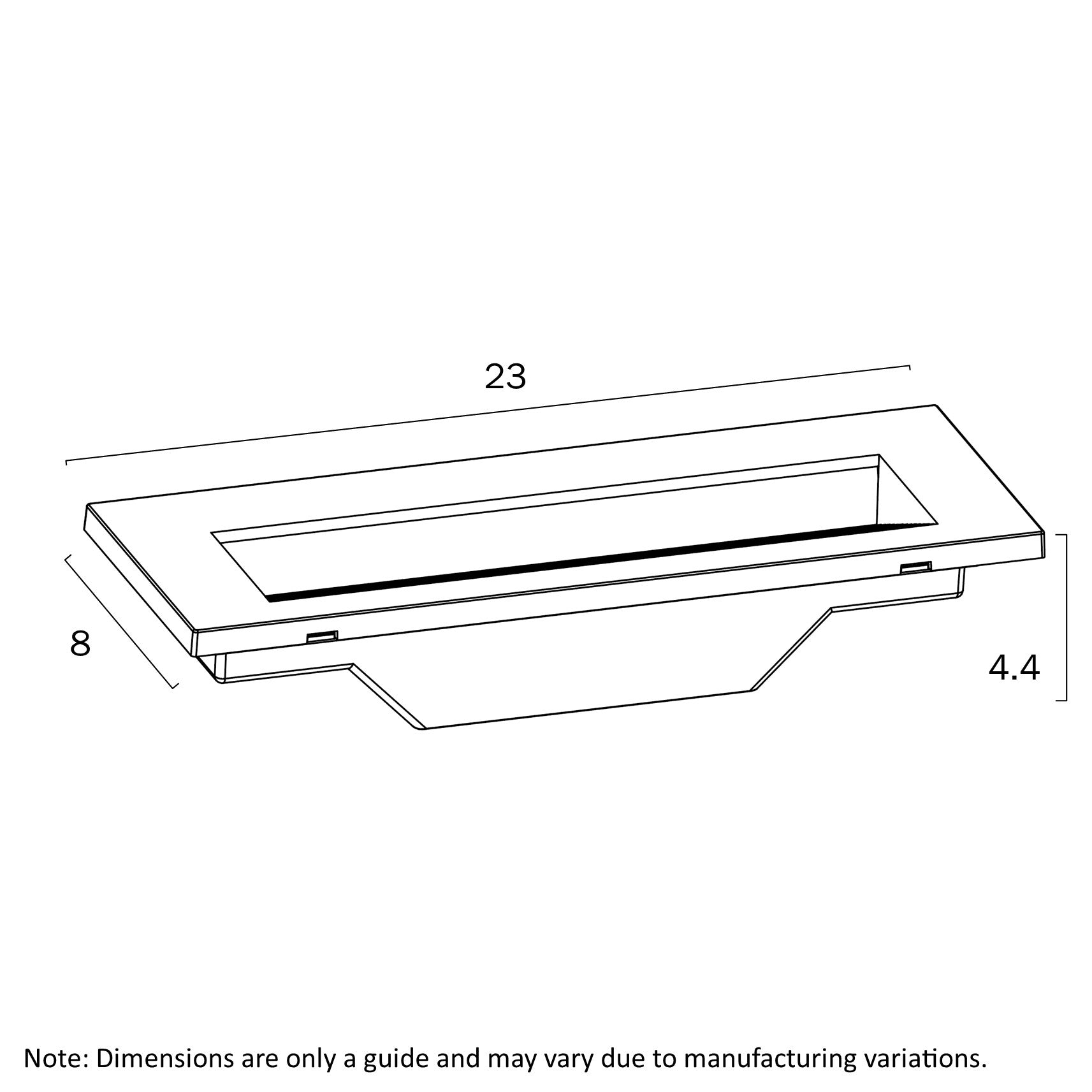 Telbix Ingar 6W LED Antiglare Brick Light Black / Tri-Colour