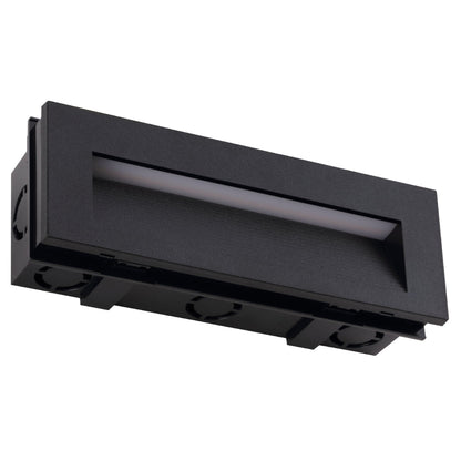 Telbix Ingar 6W LED Antiglare Brick Light Black / Tri - Colour - Mases LightingTelbix