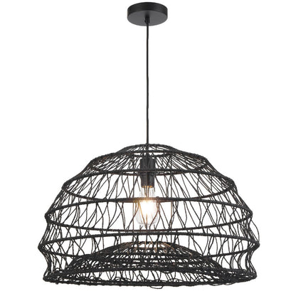 Telbix Ivalo 45 Pendant Light in Black or Natural Colors - Mases LightingTelbix