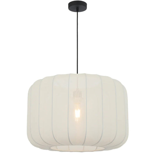 Telbix Jonsel 50 1 Light Pendant White JONSEL PE50 - WH - Mases LightingTelbix