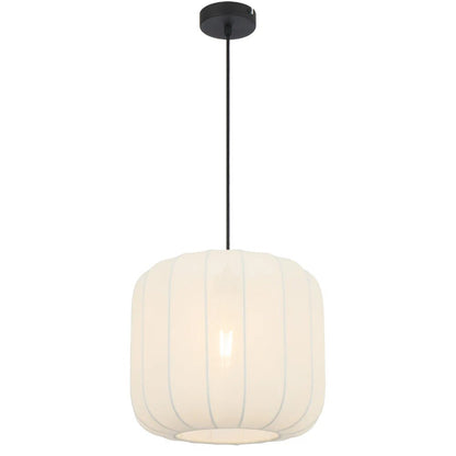 Telbix Jonsel Medium Pendant White and Black - Mases LightingTelbix