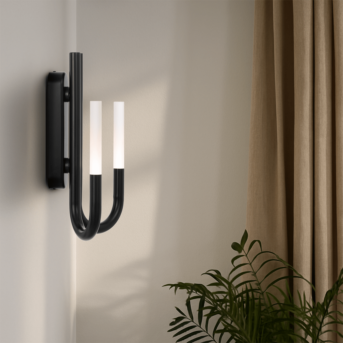 Telbix Joshua 40cm 2 Light LED Interior Wall Light
