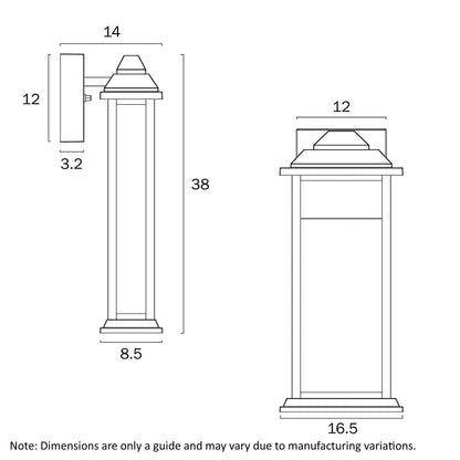 Telbix Jovaro 38 Exterior Wall Light - Mases LightingTelbix