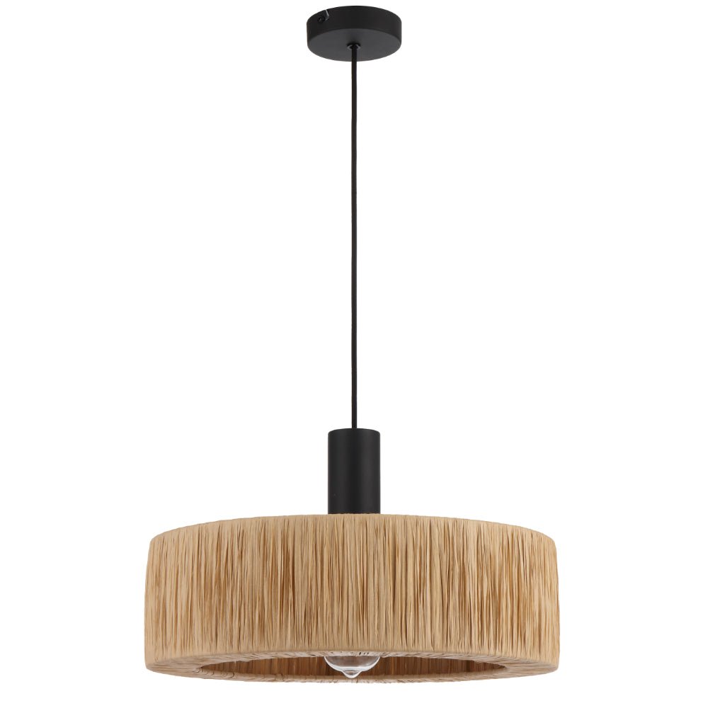 Telbix Katrin 1 Light Pendant KATRIN PE-BKNAT