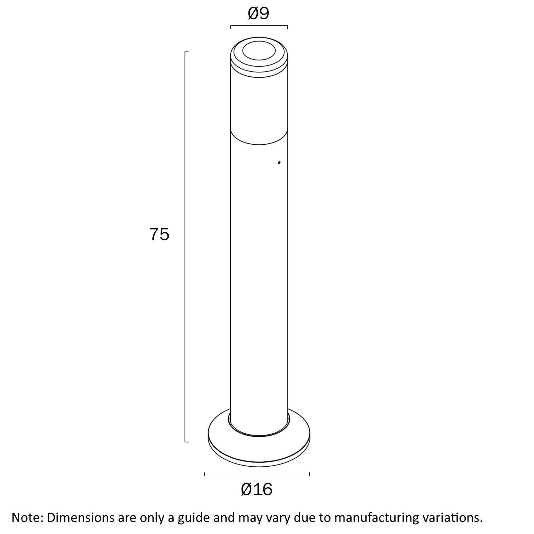 Telbix Kenra E27 Bollard Light