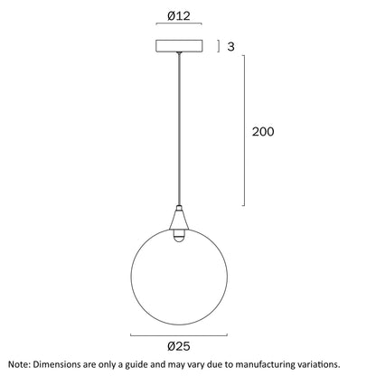 Telbix Kupla 1 Light Pendant - Mases LightingTelbix
