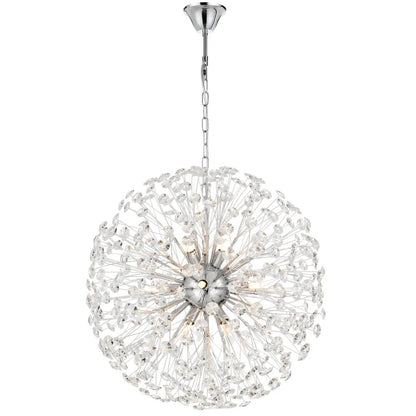 Telbix LERIDA 12 LIGHT ROUND PENDANT LERIDA PE12 - CH - Mases LightingTelbix